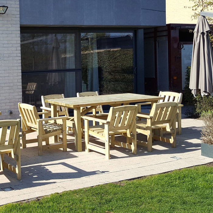 Table de jardin en bois d'épicéa 200 cm KING® Charles