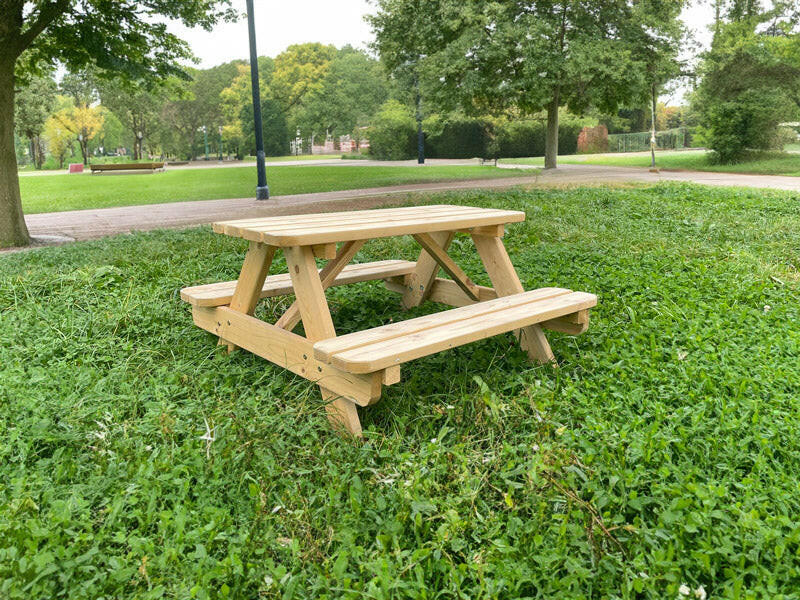 6-PACK - Kinderpicknicktafel Björn KING ® (90 cm.)