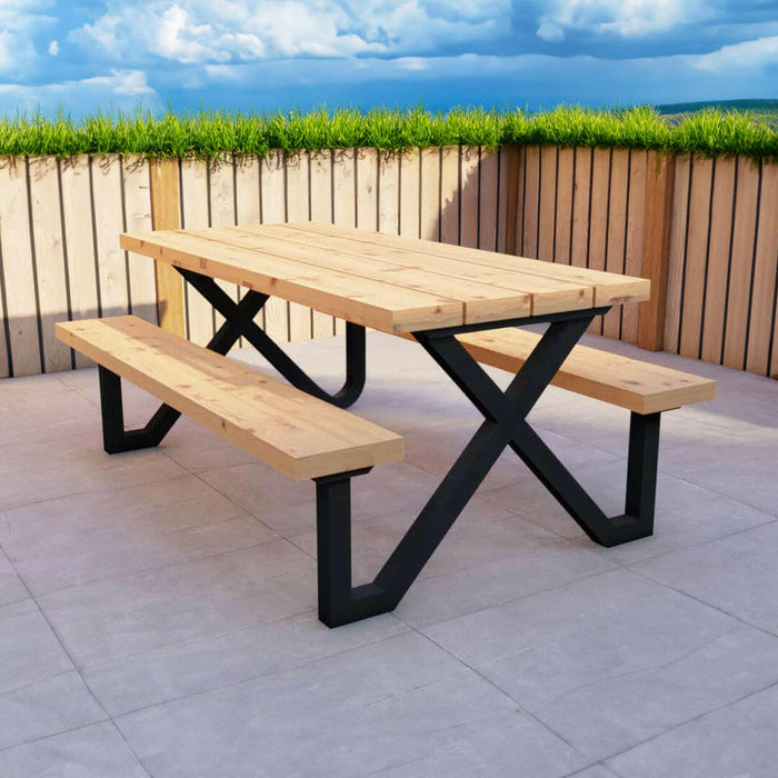 Stalen Kinderpicknicktafel 150 cm (model G)