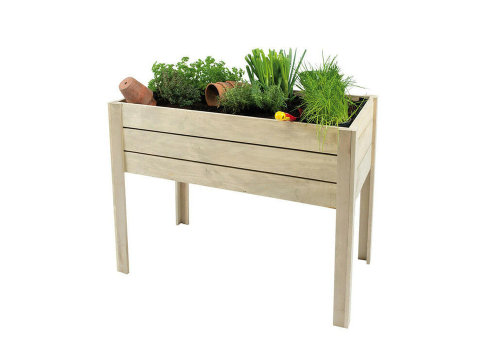 Mini jardin en pin sur pieds (100 x 50 cm)