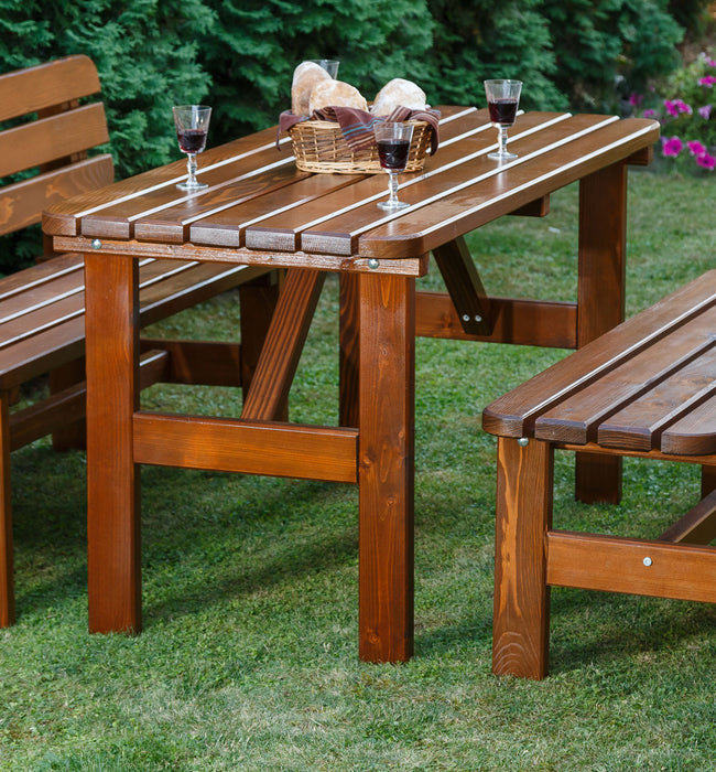 Table de jardin LUX : élégante, résistante aux intempéries et pratique