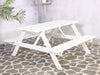 Remia witte picknicktafel 150cm