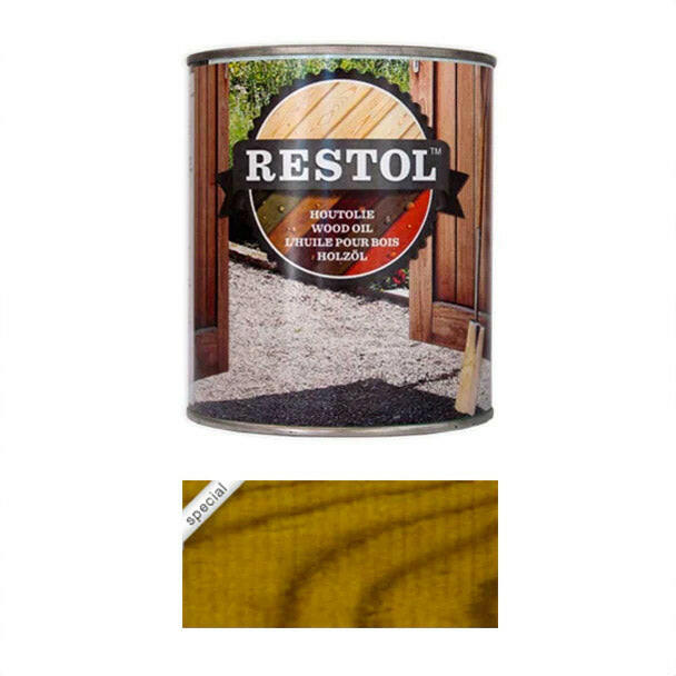 RESTOL BOIS HUILE JARDIN BOIS JAUNE (1 litre)