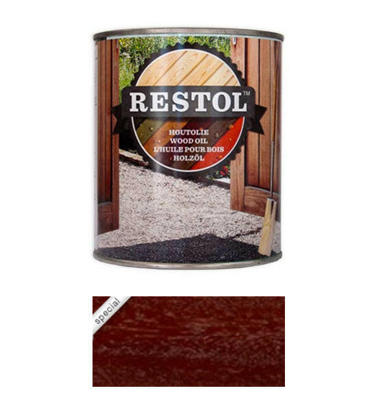 RESTOL HOUTOLIE HARDHOUTBRUIN (1 liter)