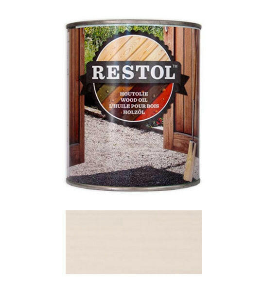 RESTOL HOUTOLIE PARELWIT (1 liter)