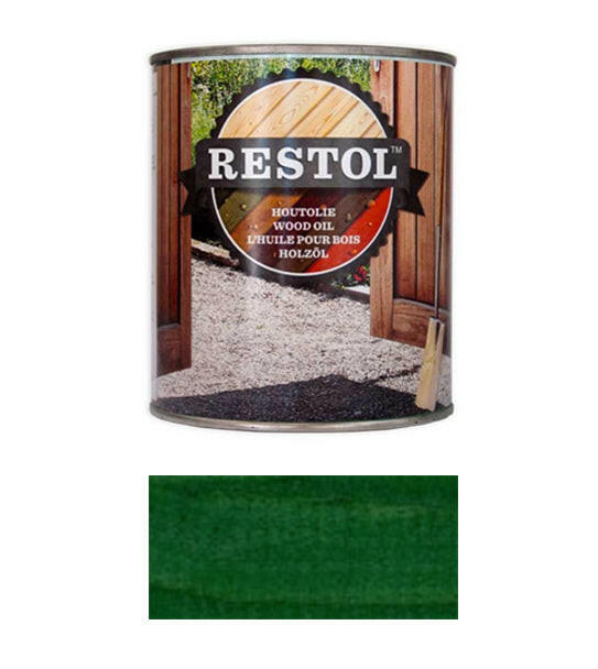 RESTOL HUILE BOIS VERT PIN (1 litre)