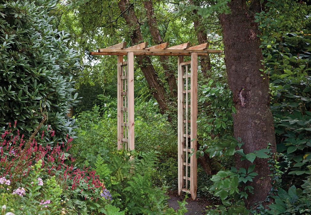 Pergola-Set gerade 100x45x214