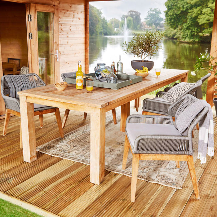 Tuintafel Rustiek Teak 300cm | Tekora