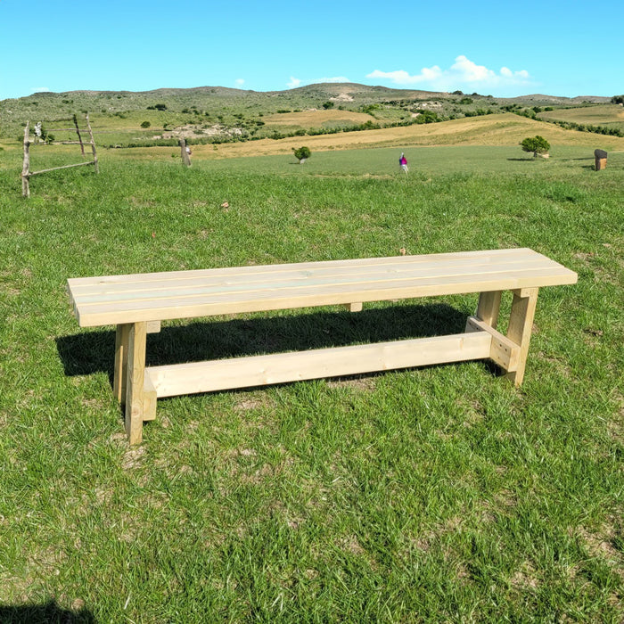 Banc de jardin pour adultes 150 cm ZETA (KING ®)