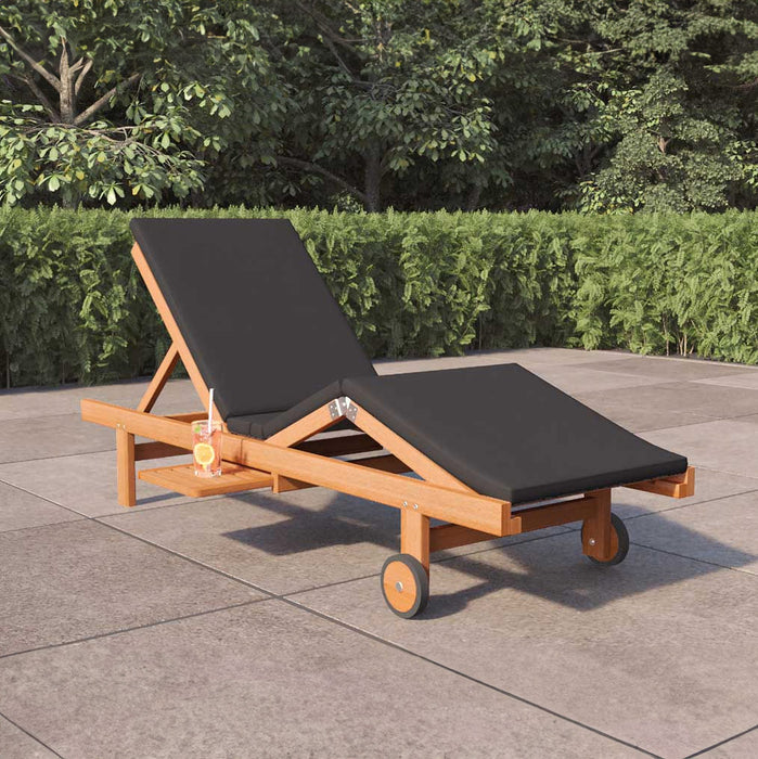 Terrassen-Loungesessel Teak-Hartholz 200 x 65 x 35 cm