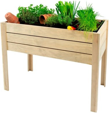 Mini jardin en pin sur pieds (100 x 50 cm)