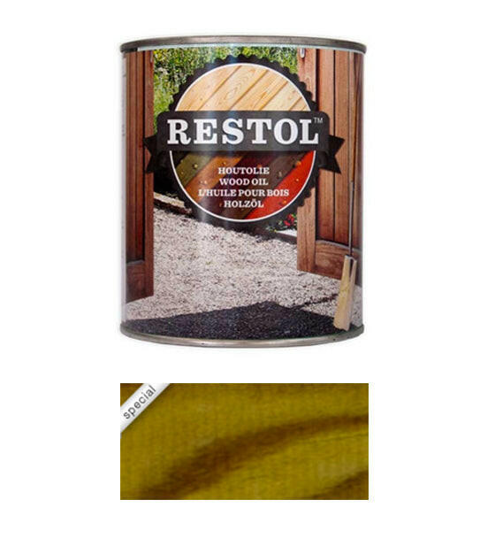 RESTOL BOIS HUILE JARDIN BOIS VERT (1 litre)